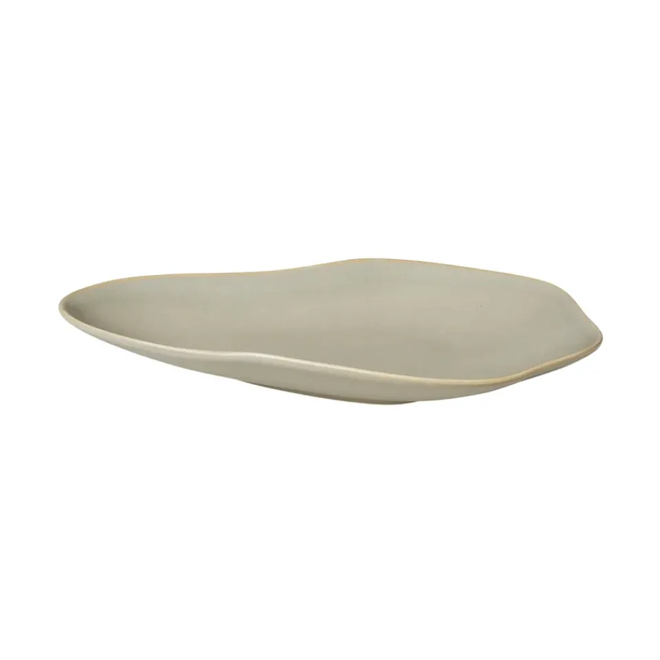 Broste Copenhagen Limfjord plate 14x24 cm, soft Brown Discount