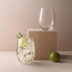 Kosta Boda Line gin & tonic glass 60 cl, clear Transparent Online