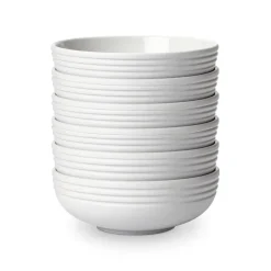 NJRD Lines bowl Ø16 cm 6-pack, White Clearance