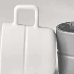 NJRD Lines mug 30 cl 2-pack, White Discount