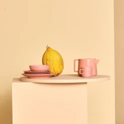 NJRD Lines plate Ø27 cm 6-pack, Pink Hot