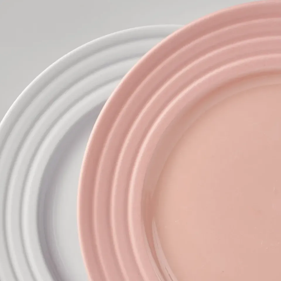 NJRD Lines small plate Ø21 cm 6-pack, Pink Hot