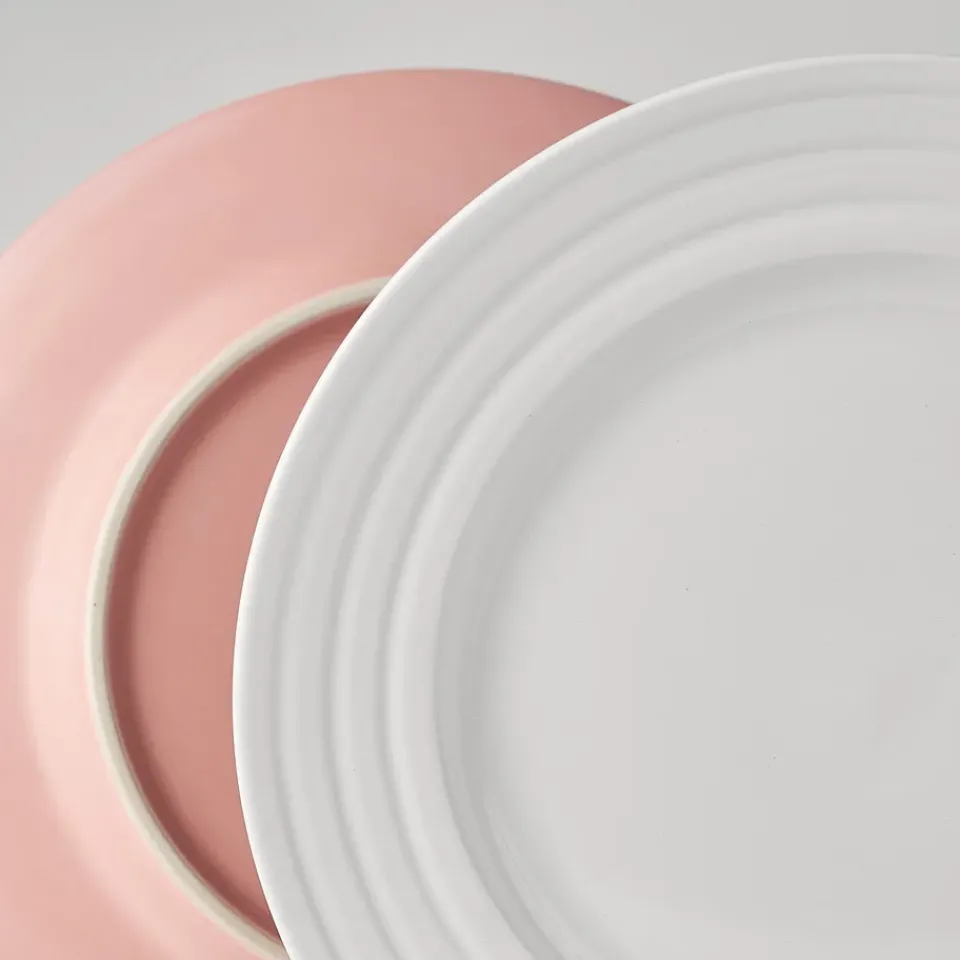 NJRD Lines small plate Ø21 cm 6-pack, Pink Hot