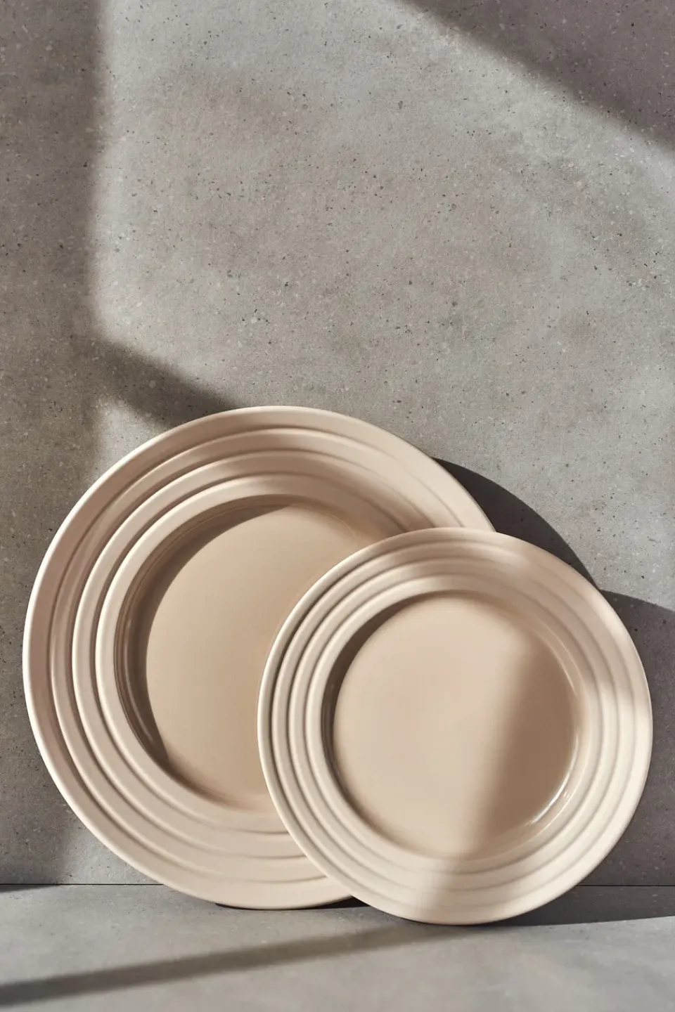 NJRD Lines small plate Ø21 cm 6-pack, Beige Best