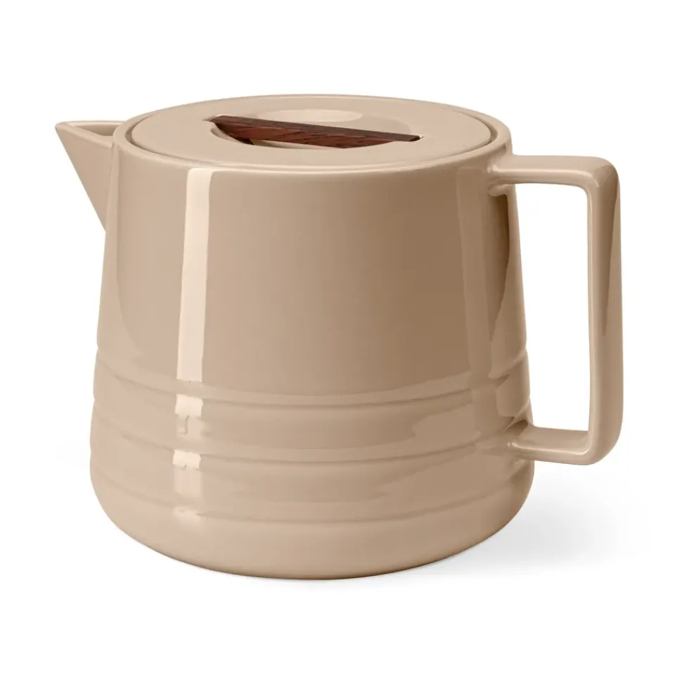 NJRD Lines teapot 1.5 liter, Beige New
