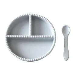 Jack o Juno Little Bubble children's dinner set, 2 pieces, Glacier Grey Sale