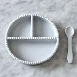 Jack o Juno Little Bubble children's dinner set, 2 pieces, Glacier Grey Sale