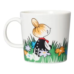 Moomin Arabia Little My and meadow Moomin mug, White- Multi Hot