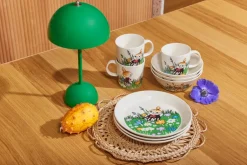 Moomin Arabia Little My and meadow Moomin plate, White- Multi Outlet
