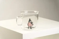 Muurla Little My glass mug 35 cl, Clear Transparent Clearance