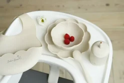 Jack o Juno Little Poppy children's dinner set 4 pieces, Cream Beige
