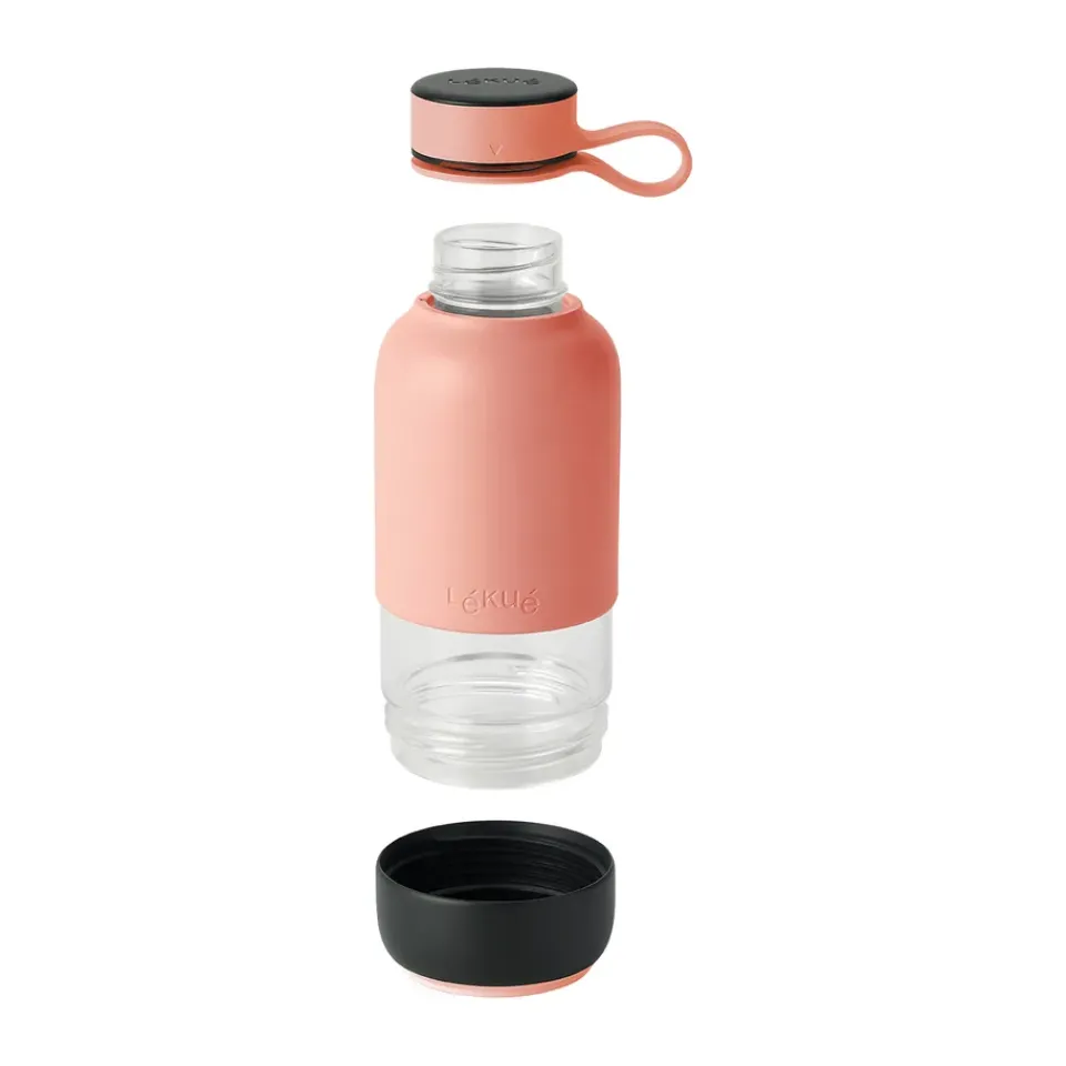 Lékué To Go bottle 0.6 L, Coral Pink