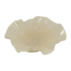Olsson & Jensen Loa bowl on foot 22 cm, Vanilla White Outlet