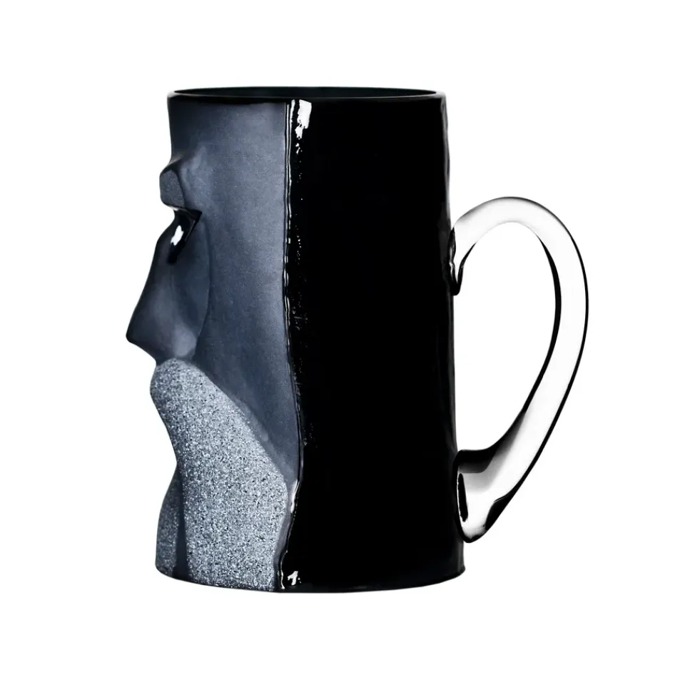 Målerås Glasbruk Loke beer mug, Black Online