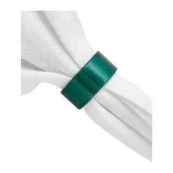 Muurla Loop napkin ring 2-pack, Teal Green Clearance