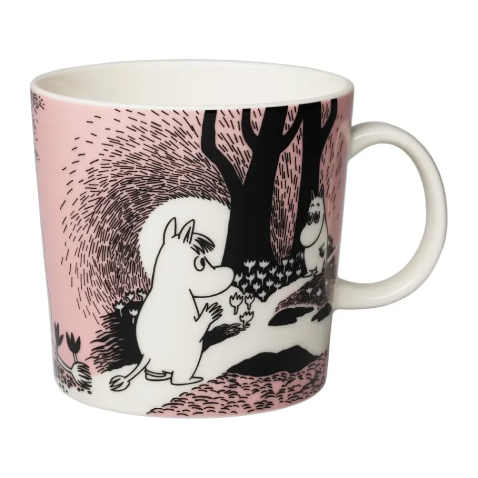Moomin Arabia Love 30 years Moomin mug, 40 cl Pink Sale