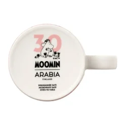 Moomin Arabia Love 30 Years Moomin Mug & Plate, 2 pieces Pink Hot