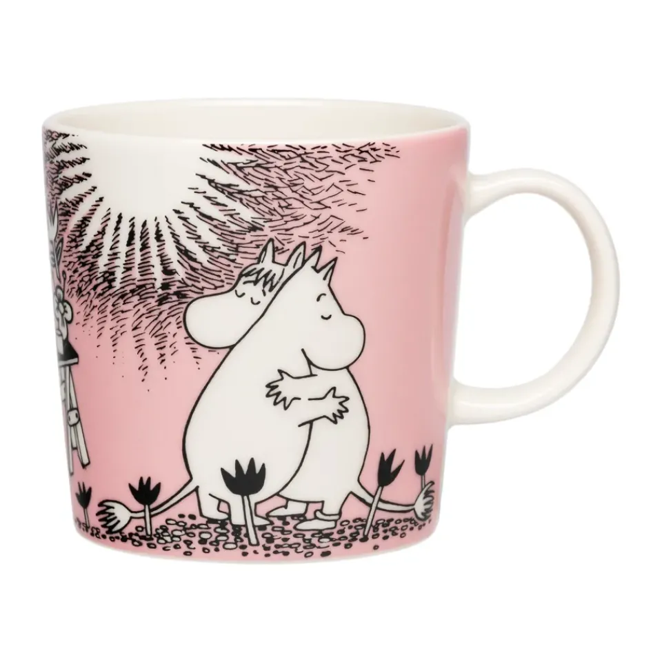 Moomin Arabia Love 30 Years Moomin Mug Gift Box, 30 cl Pink Outlet