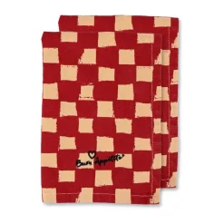 Byon Love napkin 45x45 cm 2-pack, Red sand RedBeige Sale