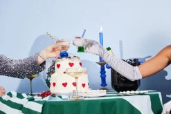 Byon Love tablecloth 150x280 cm, Green-light blue GreenBlue Hot