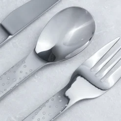 Vargen & Thor Lupo Pippi children's cutlery 9 pieces, Silver Silver-coloured Sale