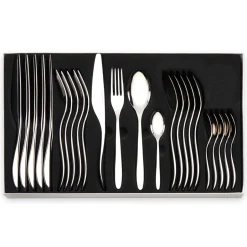 Hardanger Bestikk Lykke cutlery set, 24 pcs Silver-coloured Sale