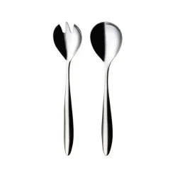 Hardanger Bestikk Lykke salad set 2 pieces, stainless steel Silver-coloured Discount