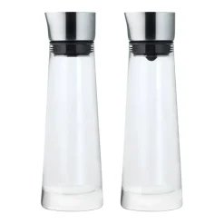 Blomus Macchiato set sugar bowl and milk jug, Glass-stainless steel Transparent Best
