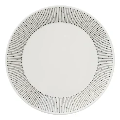 Arabia Mainio Sarastus plate Ø19 cm, Black-white BlackWhite Outlet
