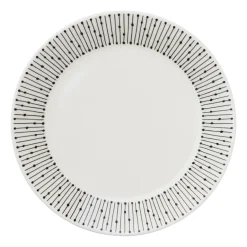 Arabia Mainio Sarastus plate Ø15 cm, Black-white BlackWhite New