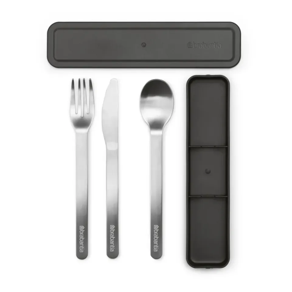 Brabantia Make & Take cutlery 3 pieces, Dark Grey Online