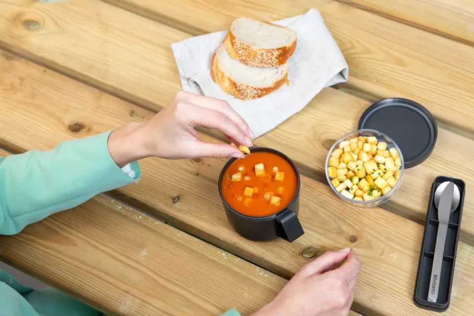 Brabantia Make & Take cutlery 3 pieces, Dark Grey Online