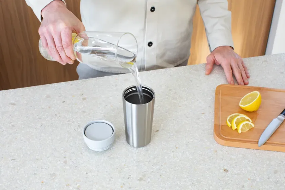 Brabantia Make & Take termal mug 36 cl, Light Grey