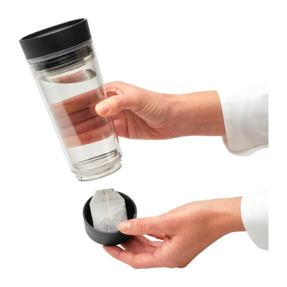 Brabantia Make & Take termal mug for te 36 cl, Dark Grey Clearance