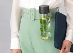 Brabantia Make & Take water bottle with sil 0.5 L, Dark Grey Sale