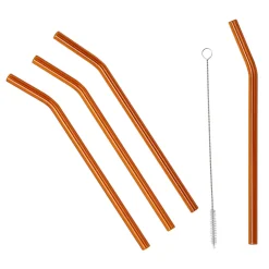 Broste Copenhagen Malle straw 4-pack, Brown Online