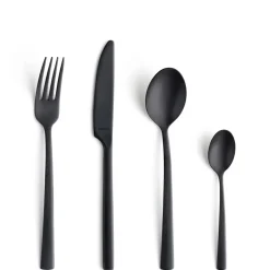 Amefa Manille Vintage cutlery set 16 pieces, Black