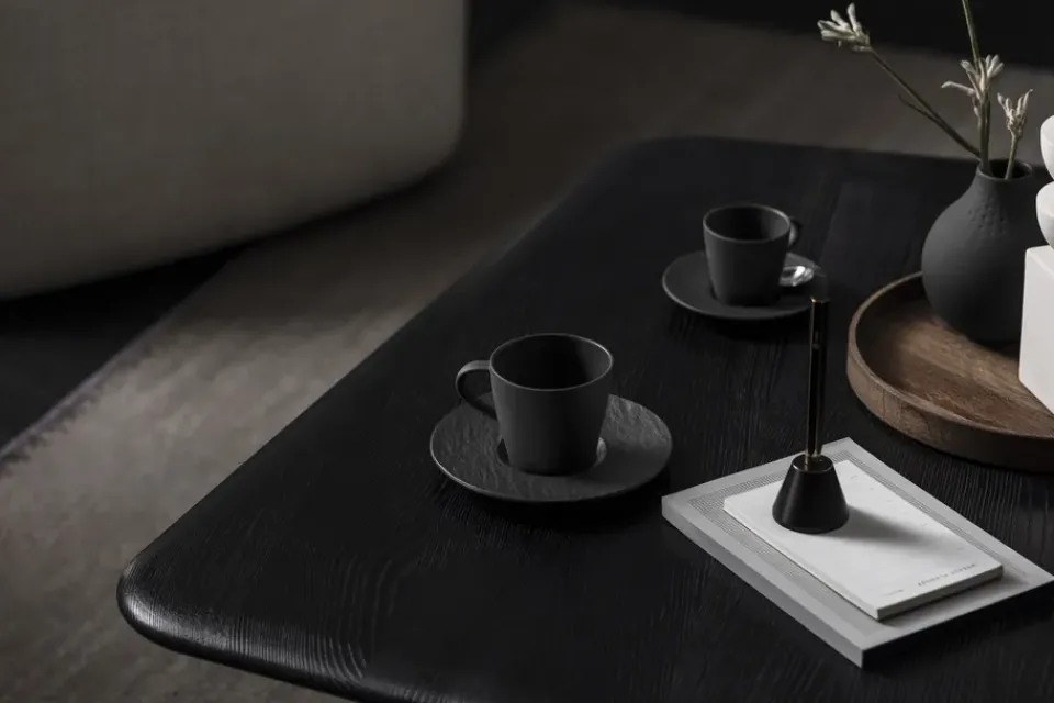 Villeroy & Boch Manufacture Rock coffee saucer Ø15.5 cm, Black Best