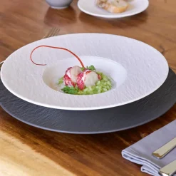 Villeroy & Boch Manufacture Rock Gourmet plate Ø32 cm, Black Outlet