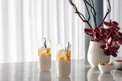 Villeroy & Boch Manufacture Rock long drink glass 30 cl 4-pack, Clear White Hot
