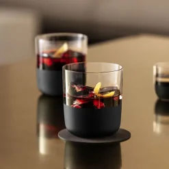 Villeroy & Boch Manufacture Rock Old fashioned glass 25 cl 4-pack, Clear BlackTransparent Outlet