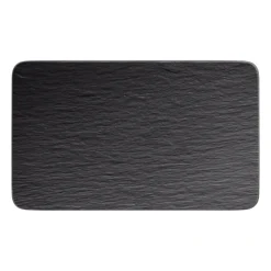 Villeroy & Boch Manufacture Rock plate 17x28 cm, Black Hot