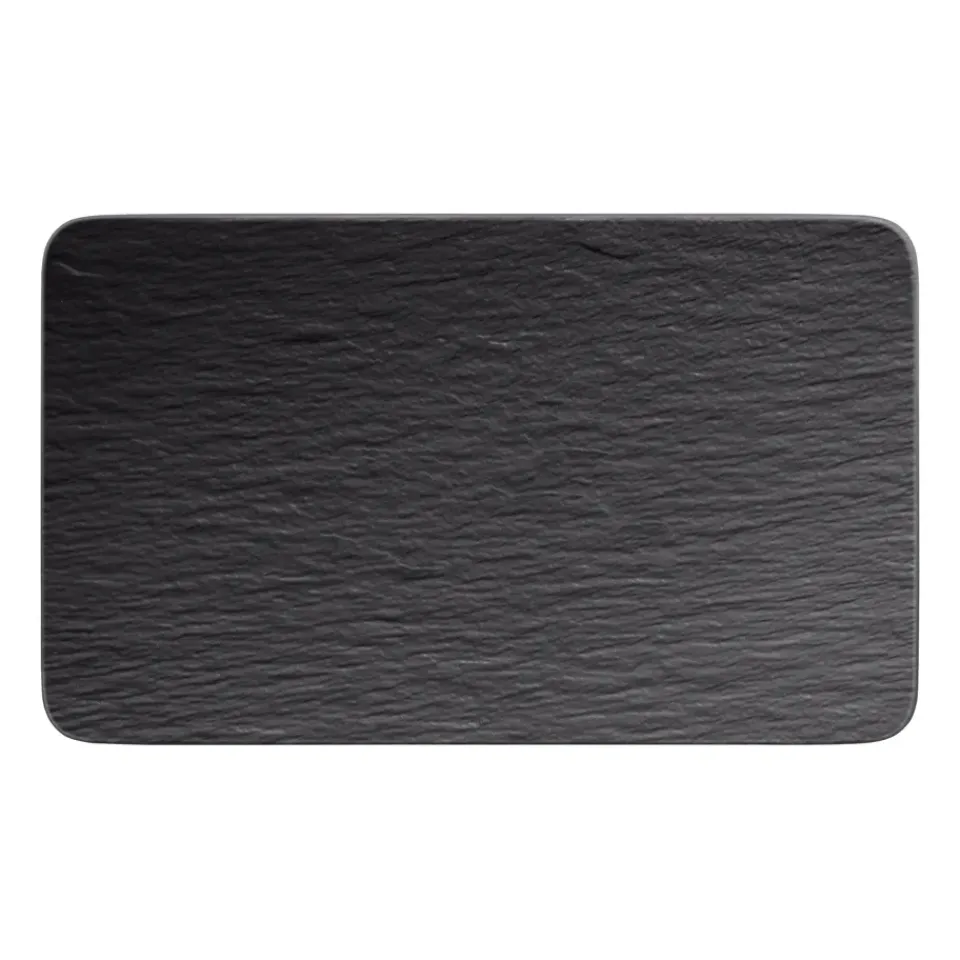 Villeroy & Boch Manufacture Rock plate 17x28 cm, Black Hot