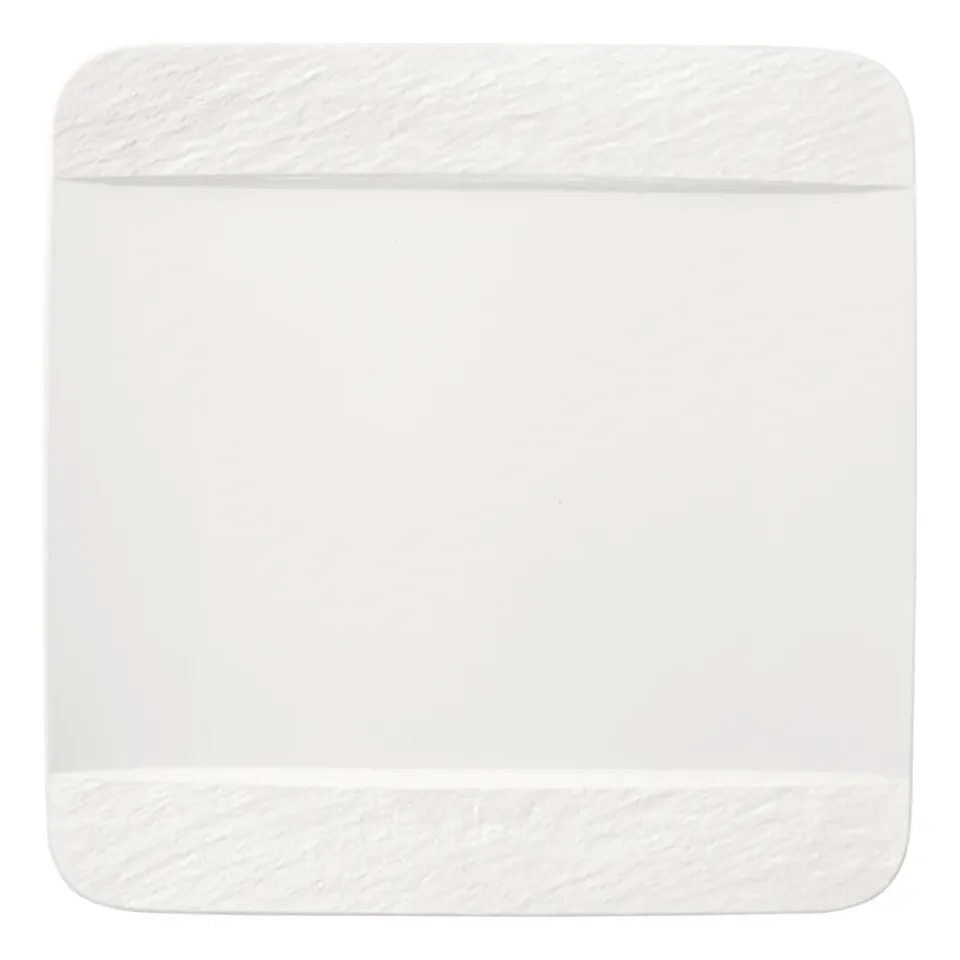 Villeroy & Boch Manufacture Rock plate 28x28 cm, Blanc White Outlet