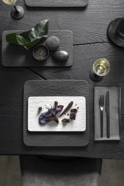 Villeroy & Boch Manufacture Rock plate 17x28 cm, Blanc White Discount