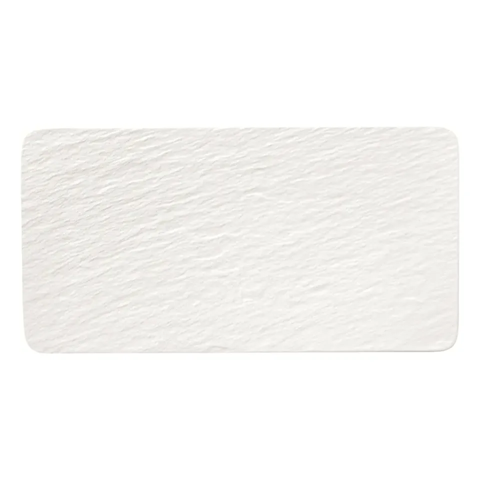 Villeroy & Boch Manufacture Rock serving plate 18x35 cm, Blanc White