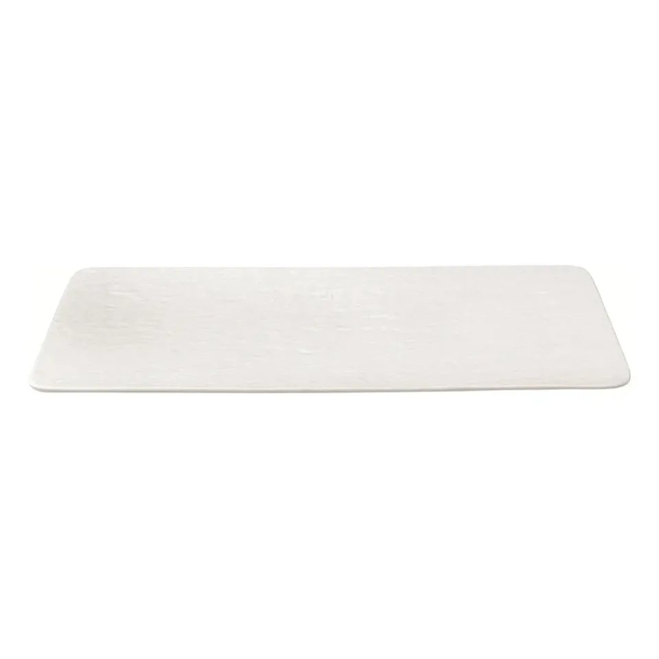 Villeroy & Boch Manufacture Rock serving plate 18x35 cm, Blanc White