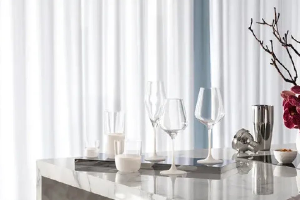 Villeroy & Boch Manufacture Rock wine glass 38 cl 4-pack, Clear- White