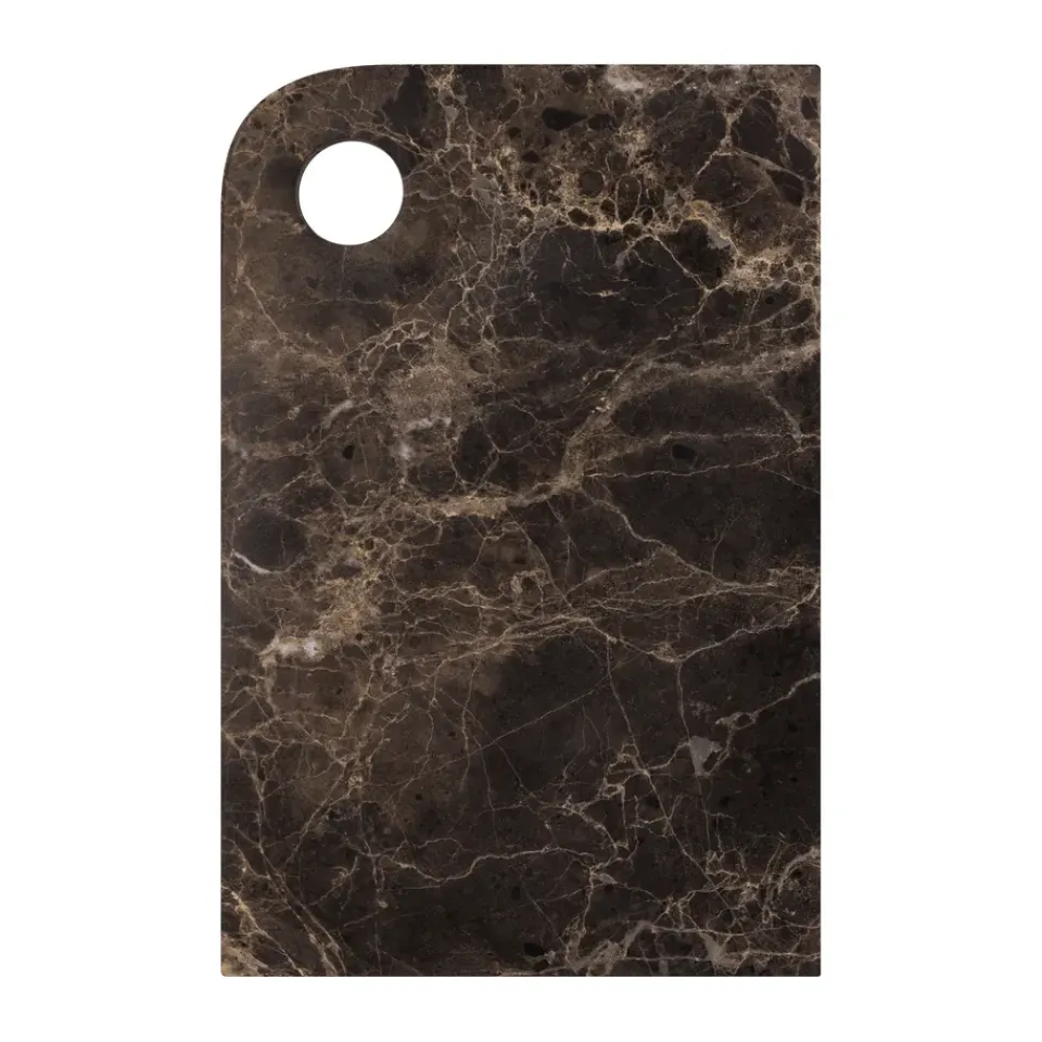 Mette Ditmer Marble serving tray medium 20x30 cm, Brown Online