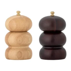 Bloomingville Marge salt and pepper mill, 2-piece, Natural Brown Sale